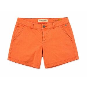 Pilcro Anthropologie Orange Chino Shorts Womens Size 28 Hyphen Fit Summer Casual
